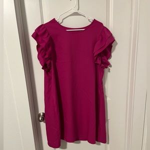 SHEIN, hot pink shift dress size XL1